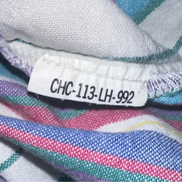 Vintage Colorful Striped Sleeveless Top - Picture 10 of 10